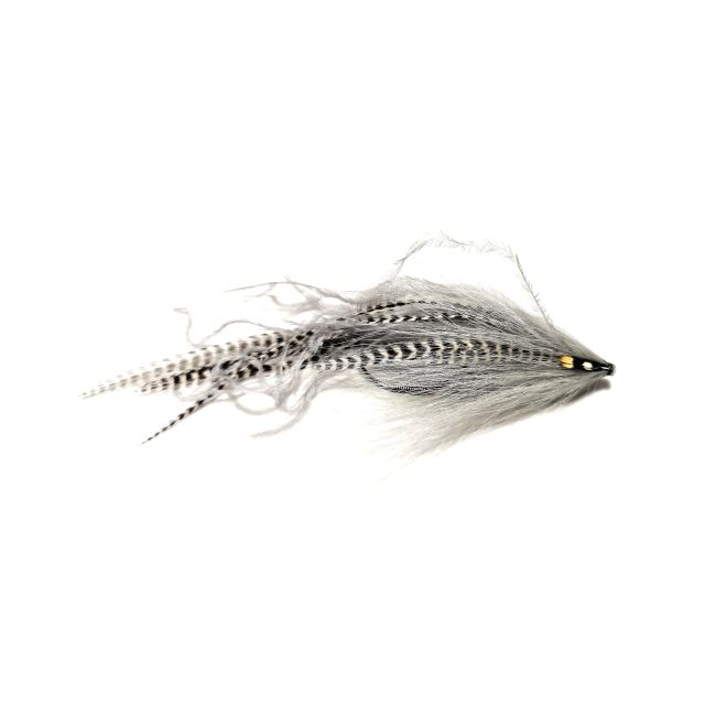 Tube Gray Tiger Flies, Light Weighted