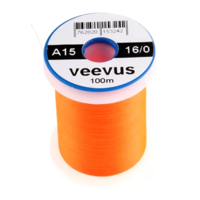 VEEVUS Thread Fluorescent Orange 16/0